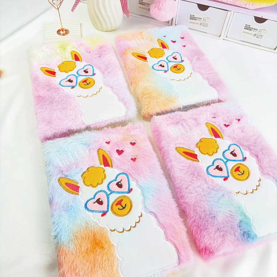 Плюшевий блокнот A5 Cute Alpaca Diary Плюшевий блокнот A5 Cute Alpaca Diary